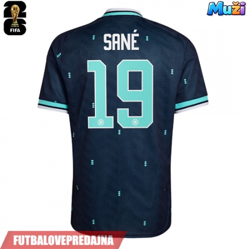 Lacne Muži Futbalové dres Nemecko Leroy Sane #19 MS 2026 Krátky Rukáv - Preč